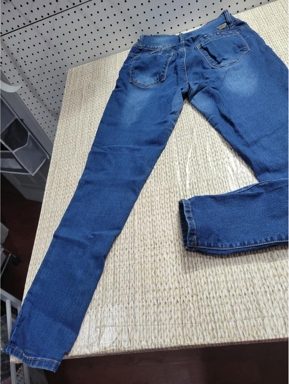 Pantalón Vaquero / Jeans para Mujer (Usado) - Talla L (12-14) con Deslavado